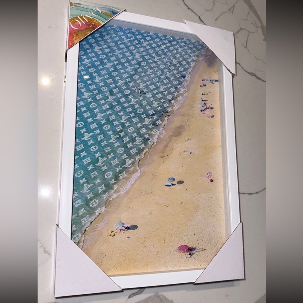 Oliver Art Louis Vuitton LV Beach Wall Art